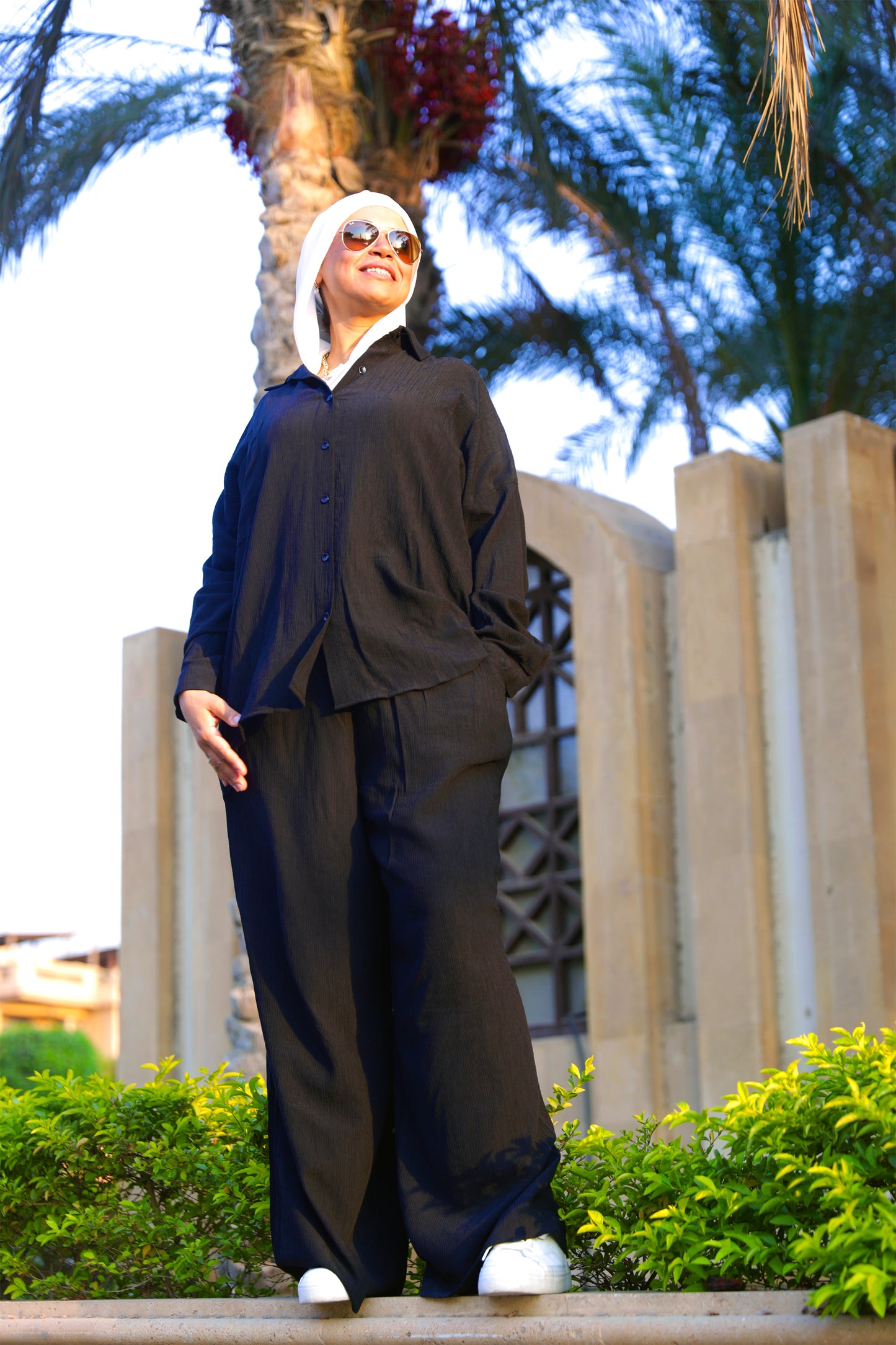 Effortlessly Chic Lounge Set - Black