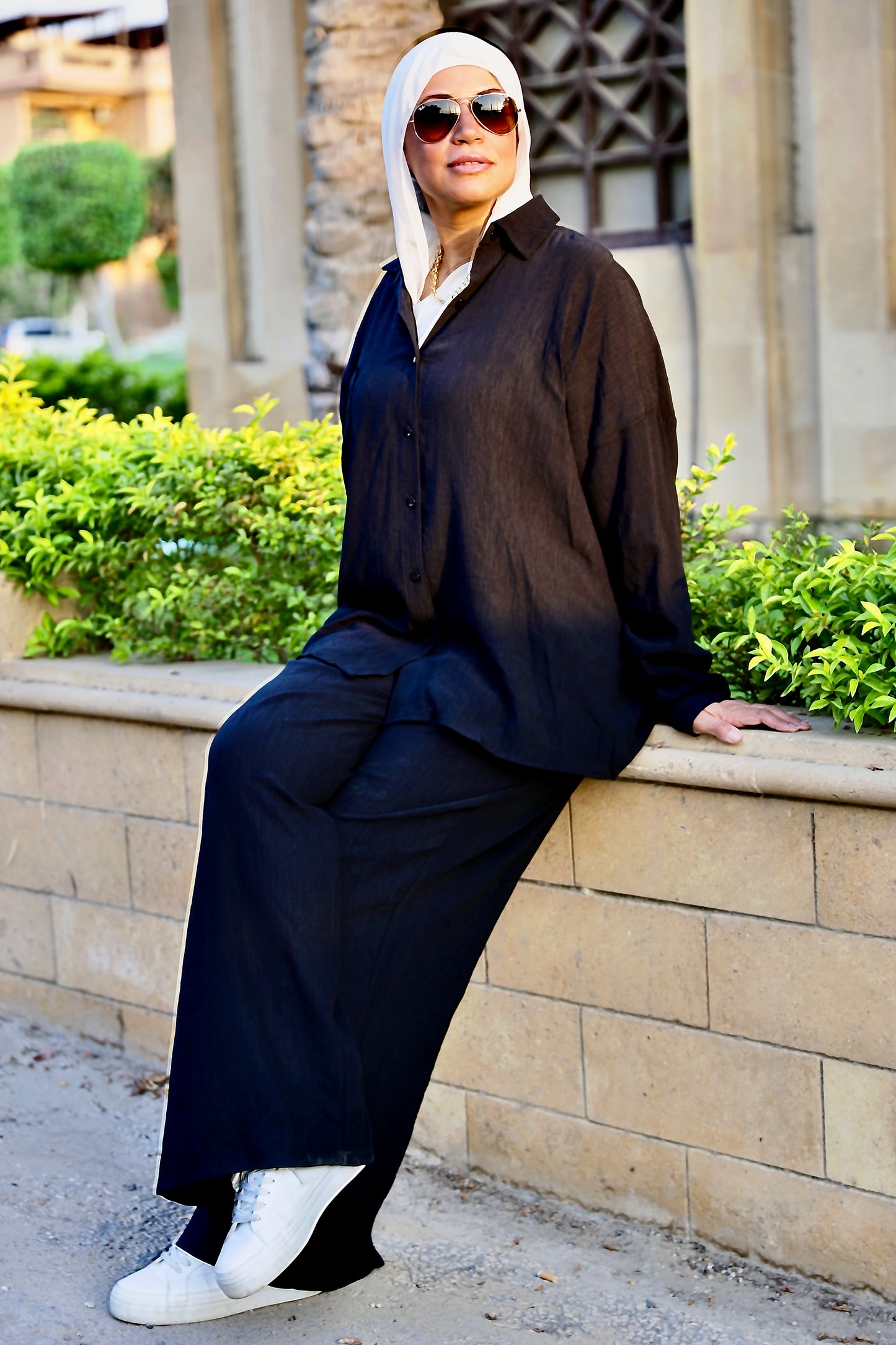 Effortlessly Chic Lounge Set - Black