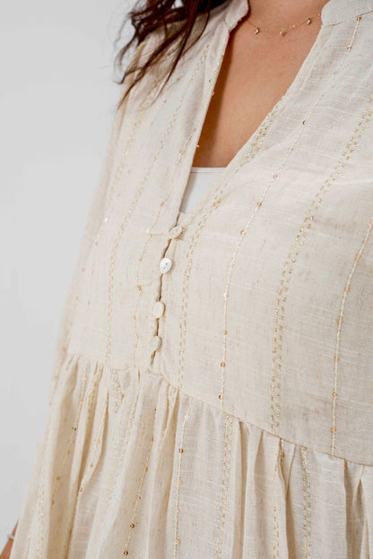 Linen Maxi Dress