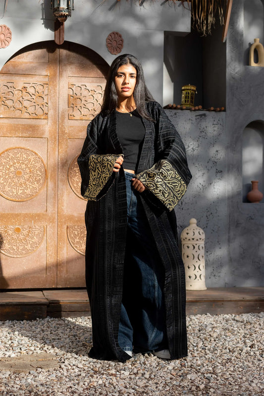 Ramadan Elegance Black Kaftan