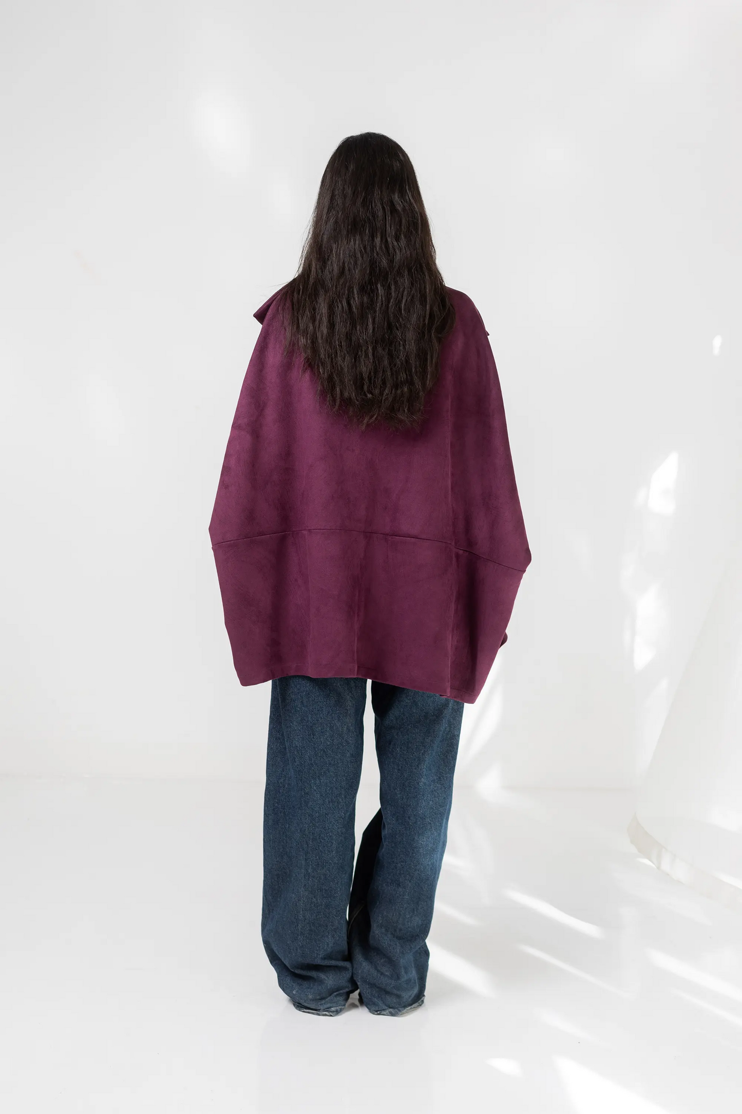 Burgundy Suede Jacket