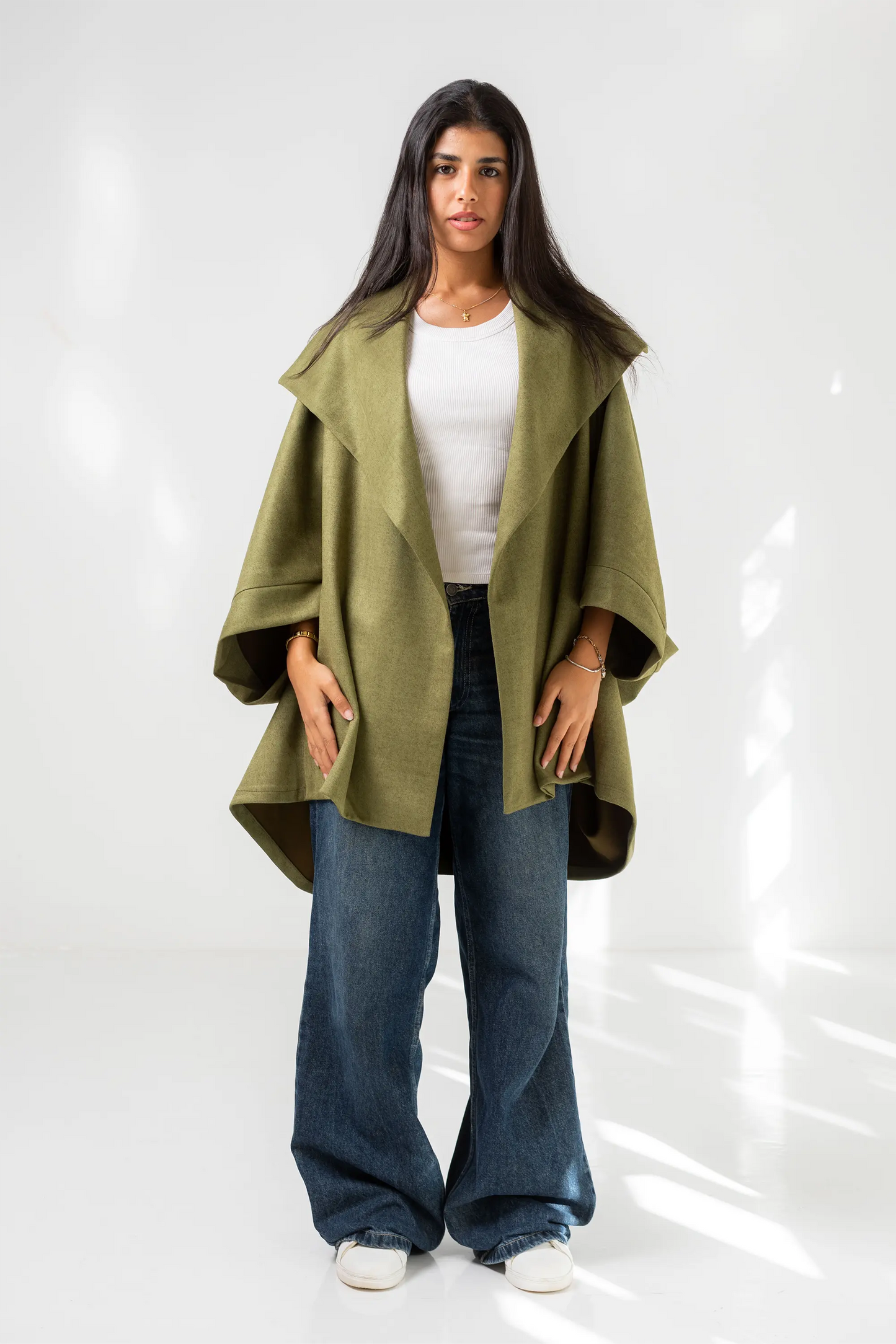 Olive Green Suede Jacket