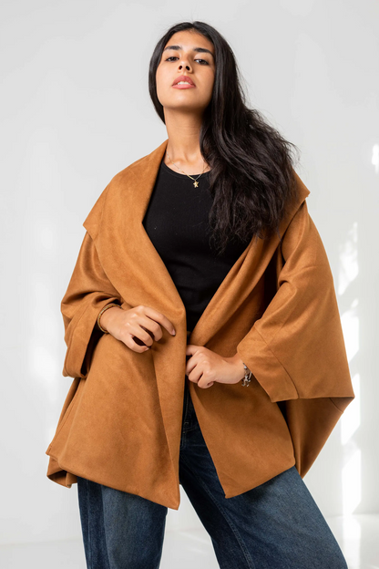Camel Suede Jacket