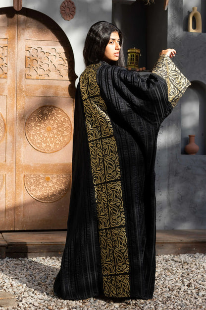 Ramadan Elegance Black Kaftan