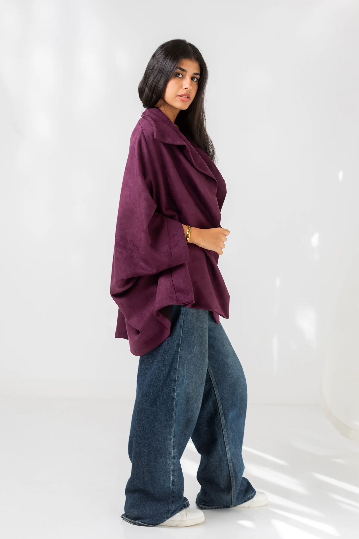 Burgundy Suede Jacket