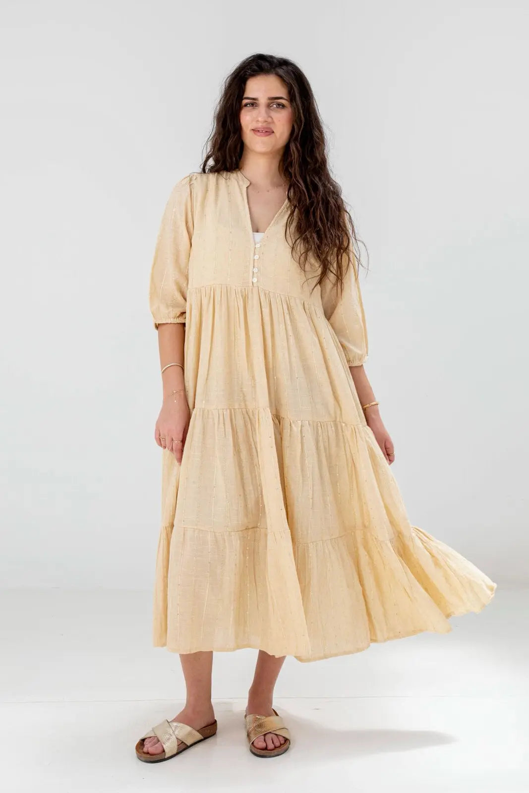 Linen Maxi Dress