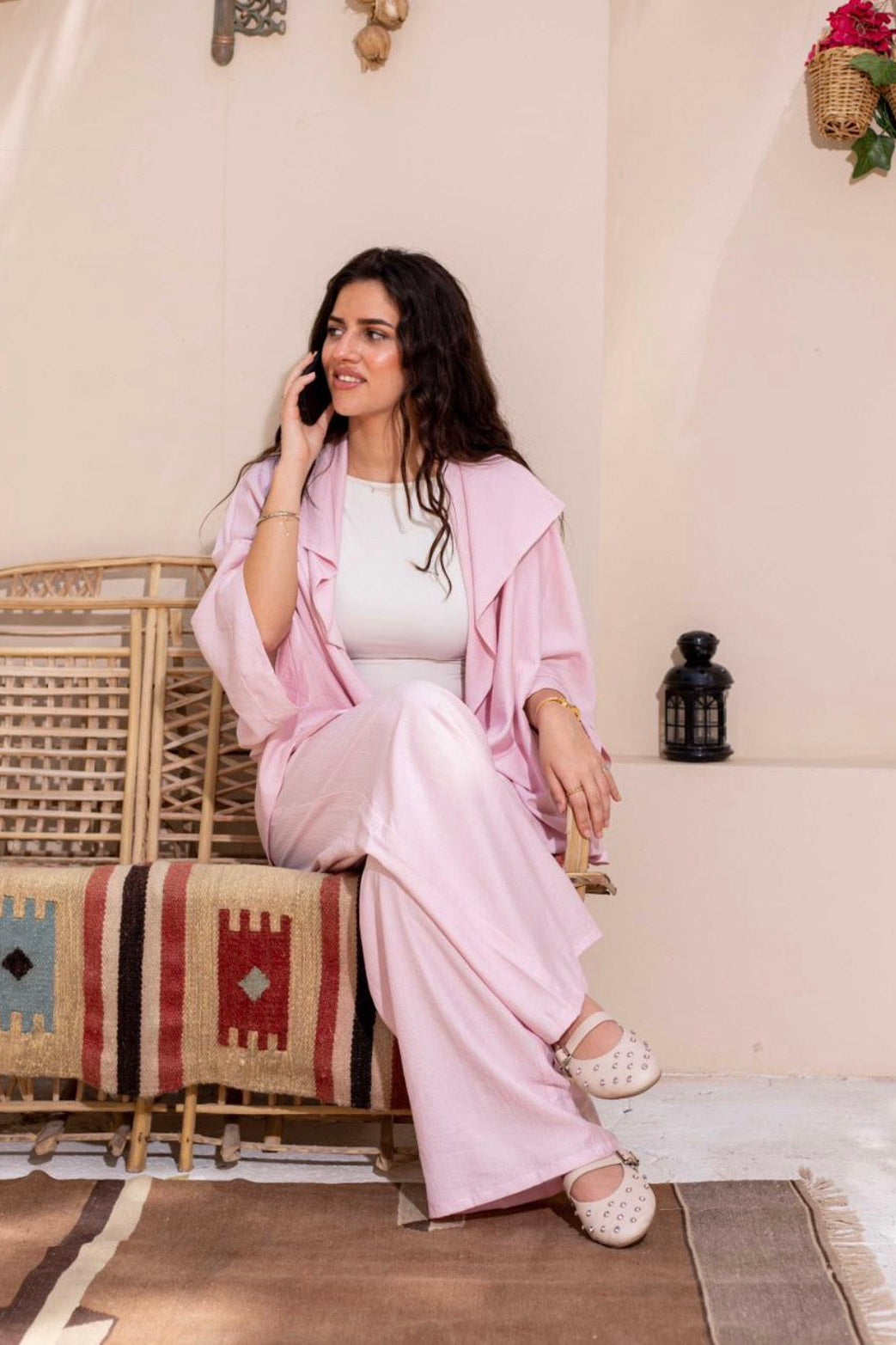 Linen Set - pink