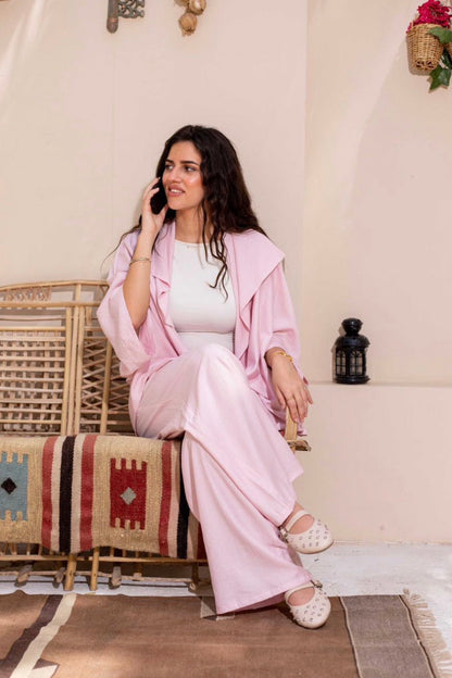 Linen Set - pink