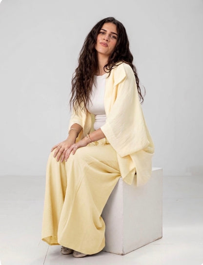 Linen Set - yellow