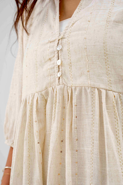 Linen Maxi Dress
