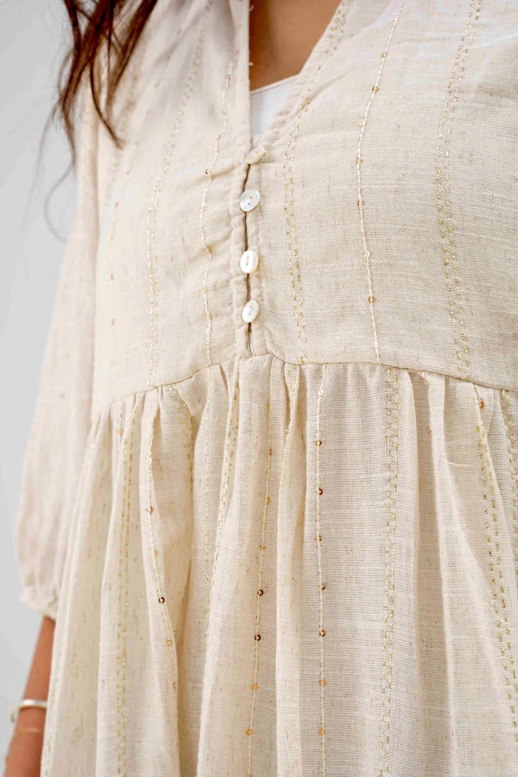 Linen Maxi Dress