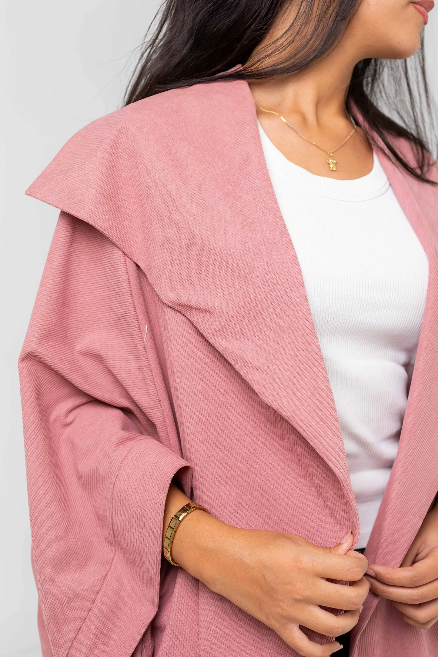 Pink Suede Jacket