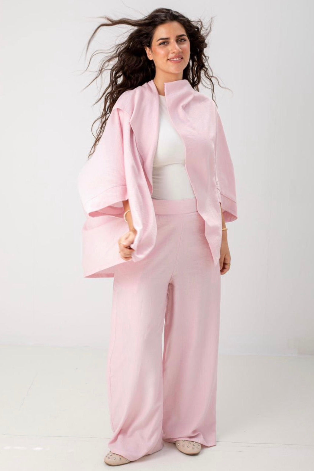 Linen Set - pink