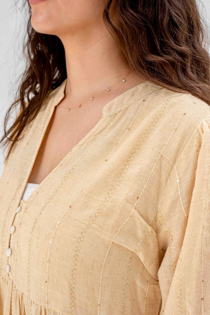 Linen Maxi Dress