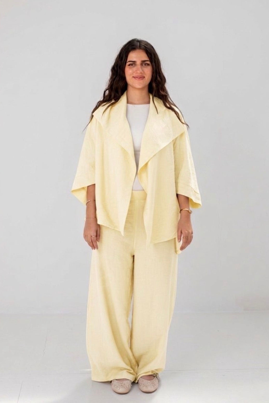 Linen Set - yellow