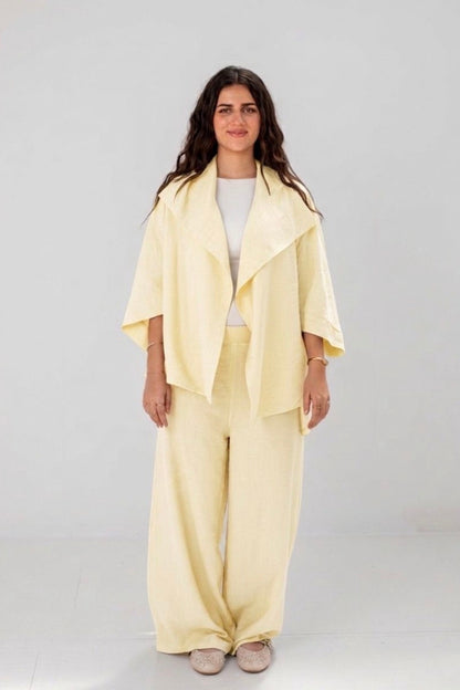 Linen Set - yellow