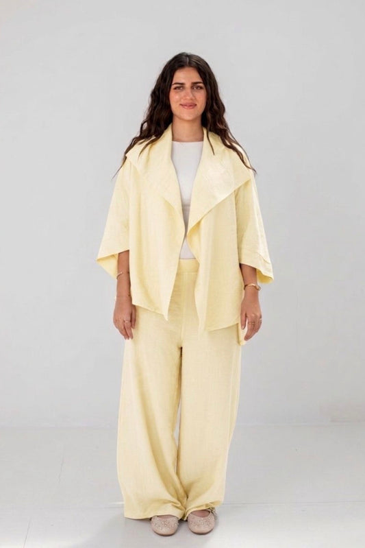 Linen Set - yellow