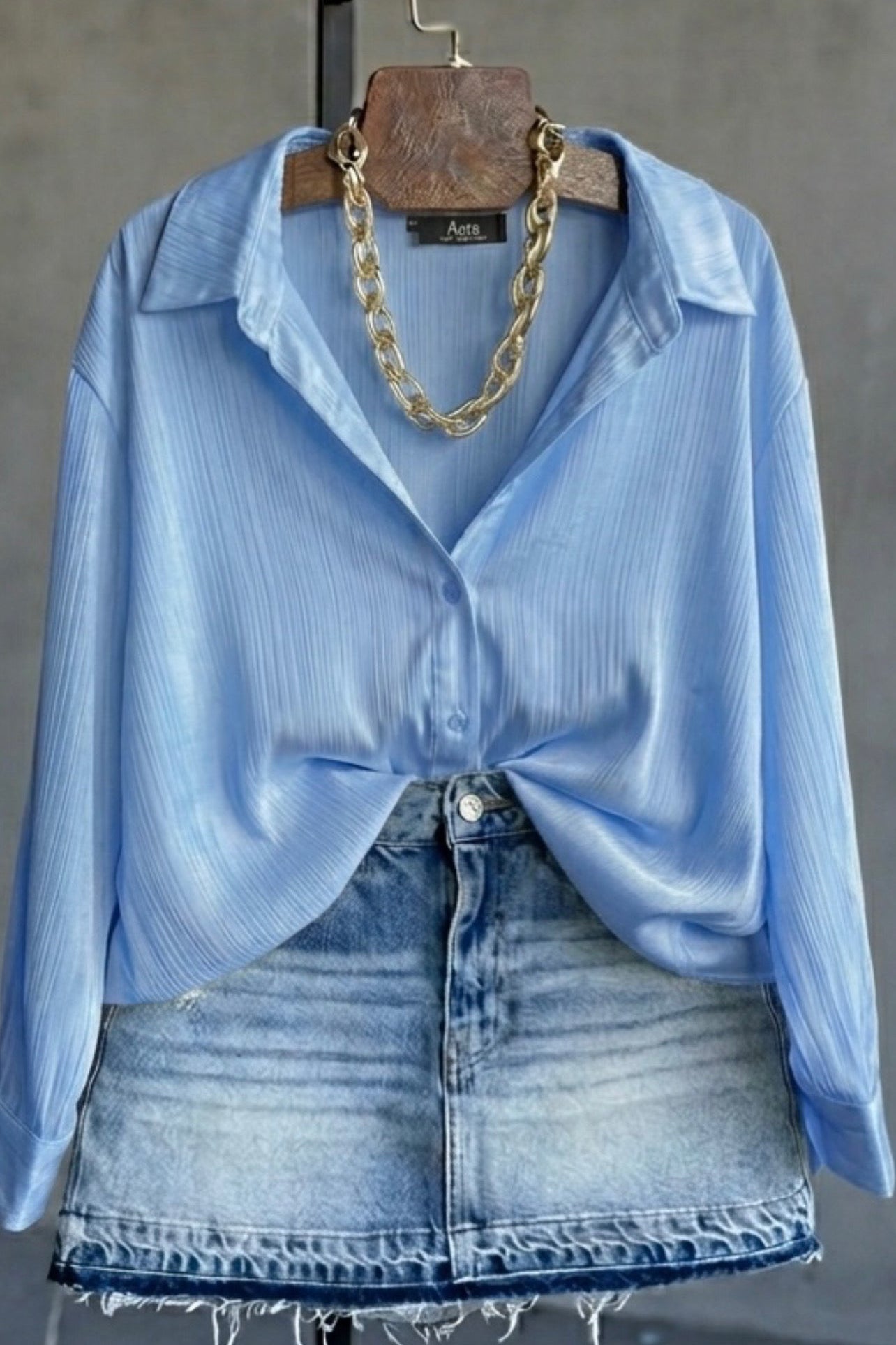 Soft satin blend top