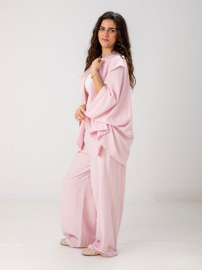 Linen Set - pink
