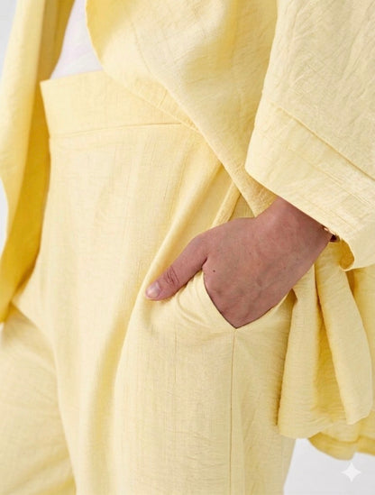 Linen Set - Yellow