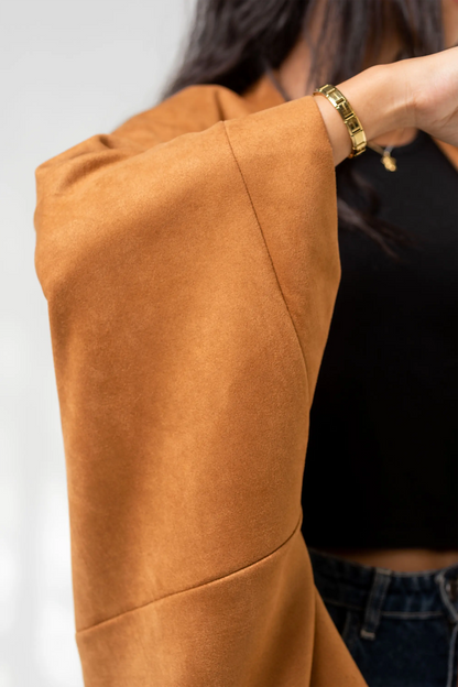 Camel Suede Jacket